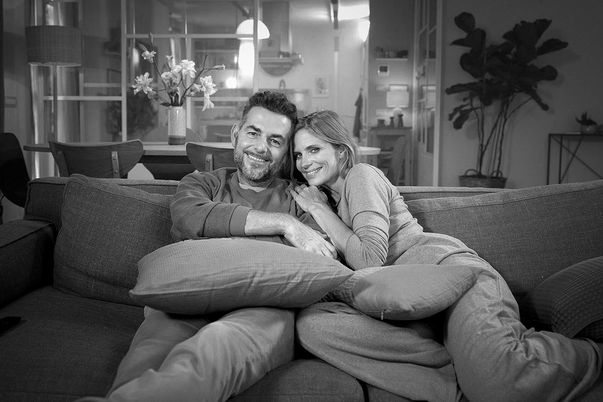 Daniele Bossari e Filippa Lagerbäck 