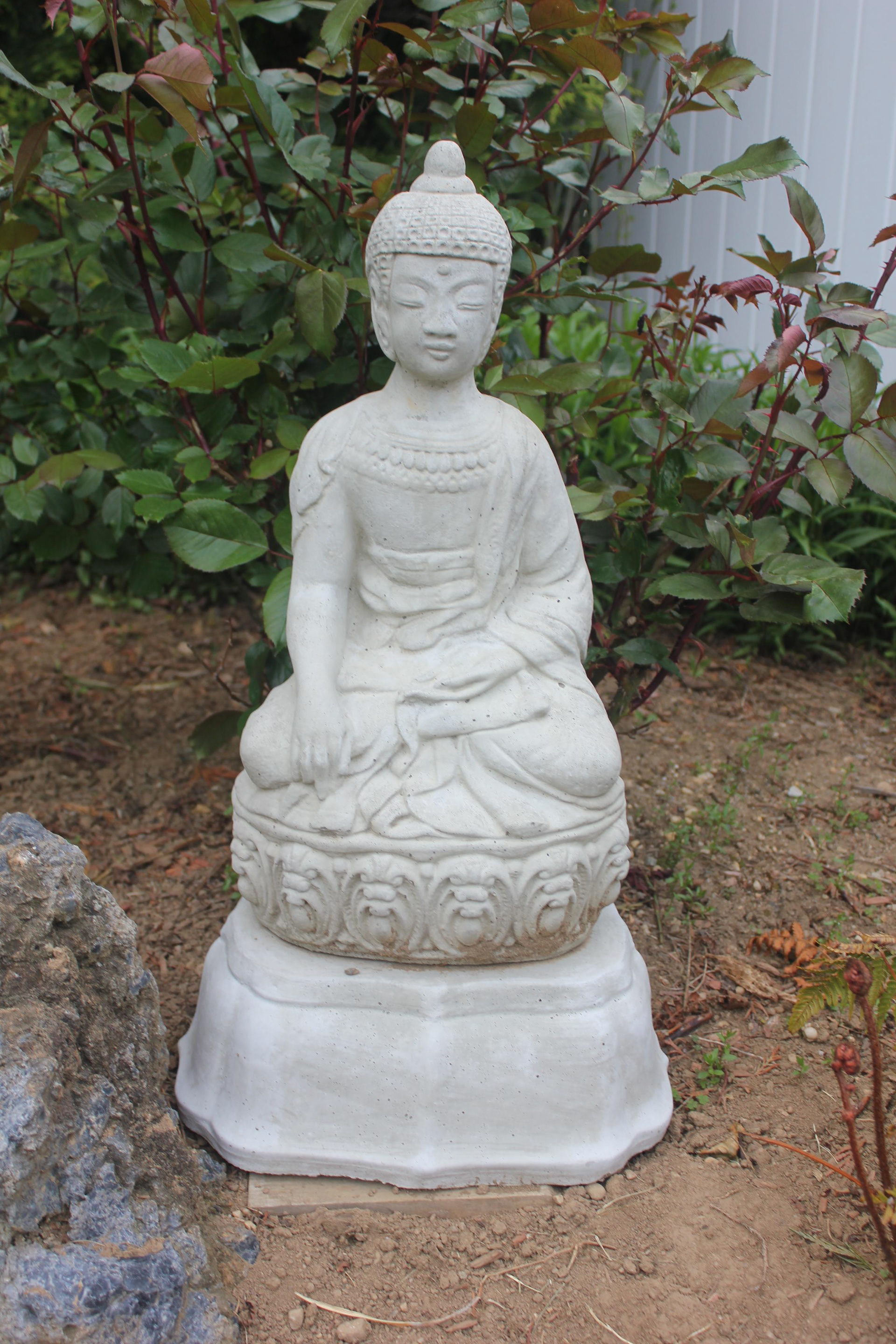 John's Concrete Art Buddha Statue