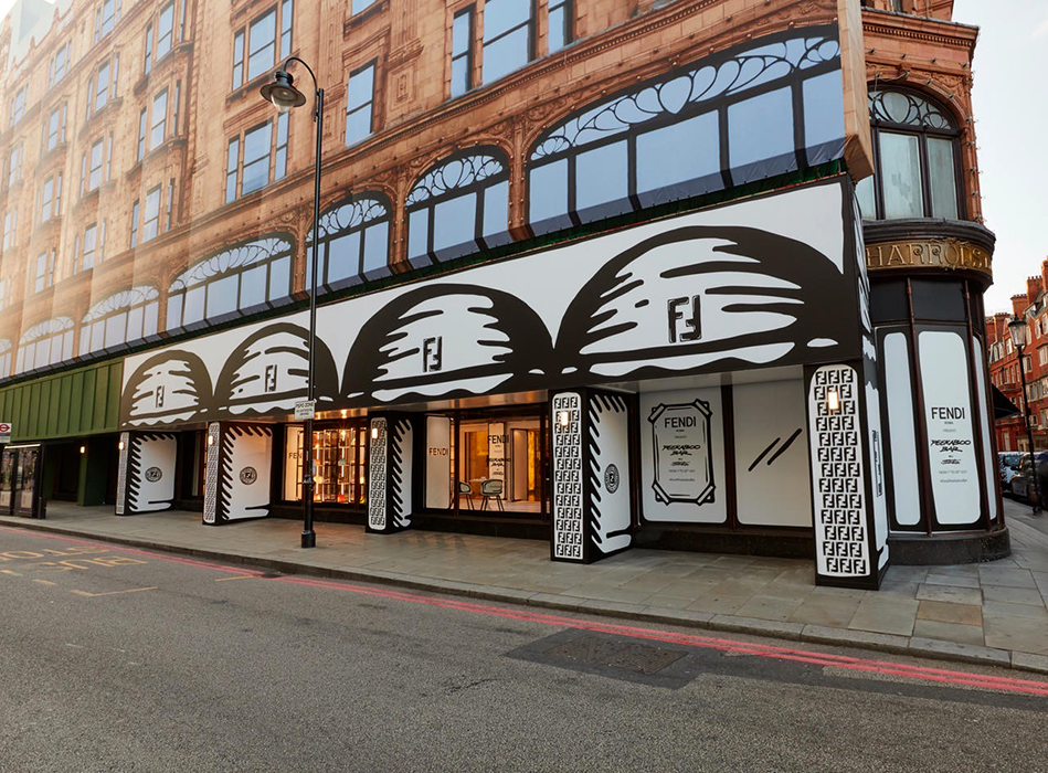 Harrods front windows