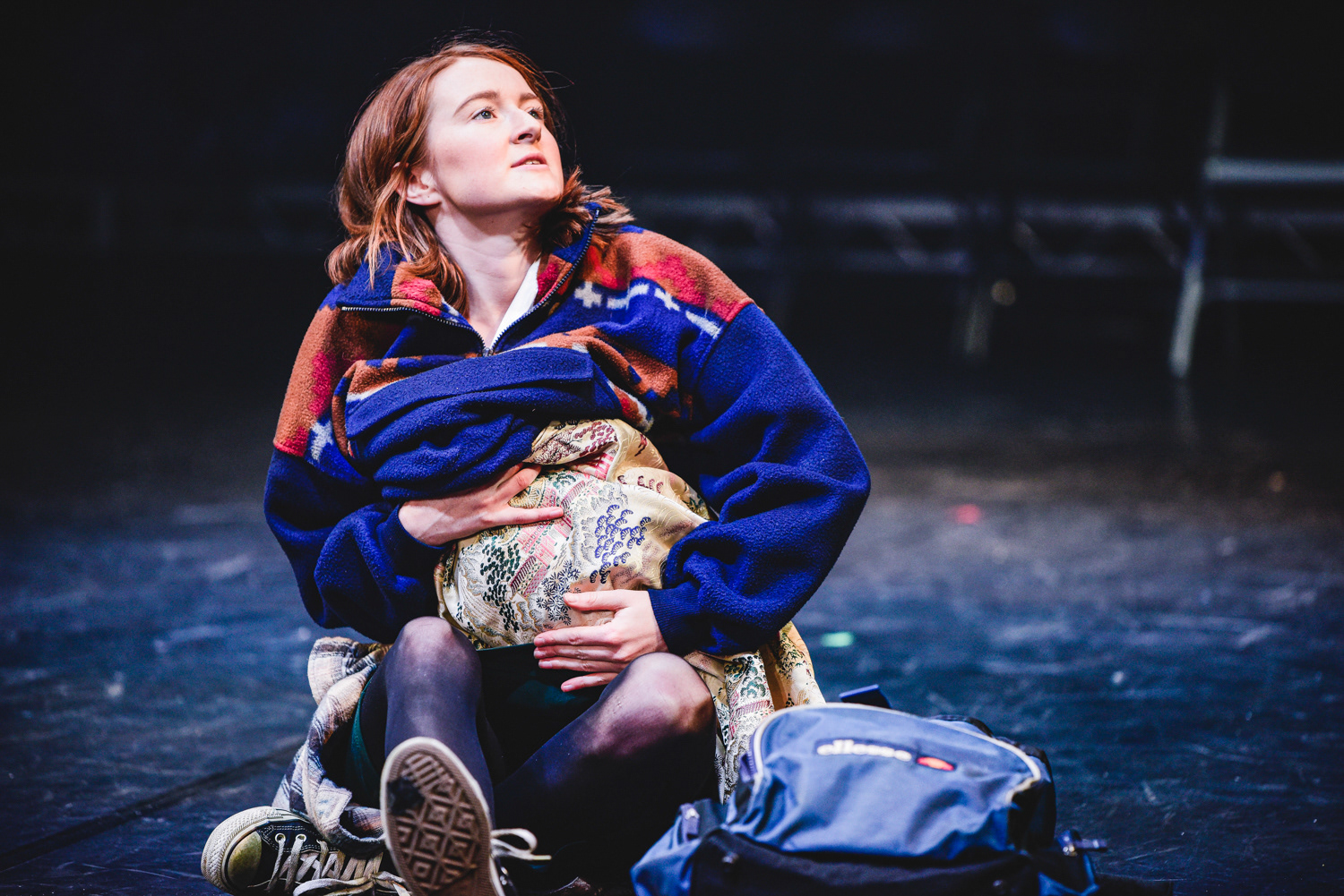 Photography of Y Cylch Sialc (The Caucasian Chalk Circle) by Theatr Genedlaethol Cymru