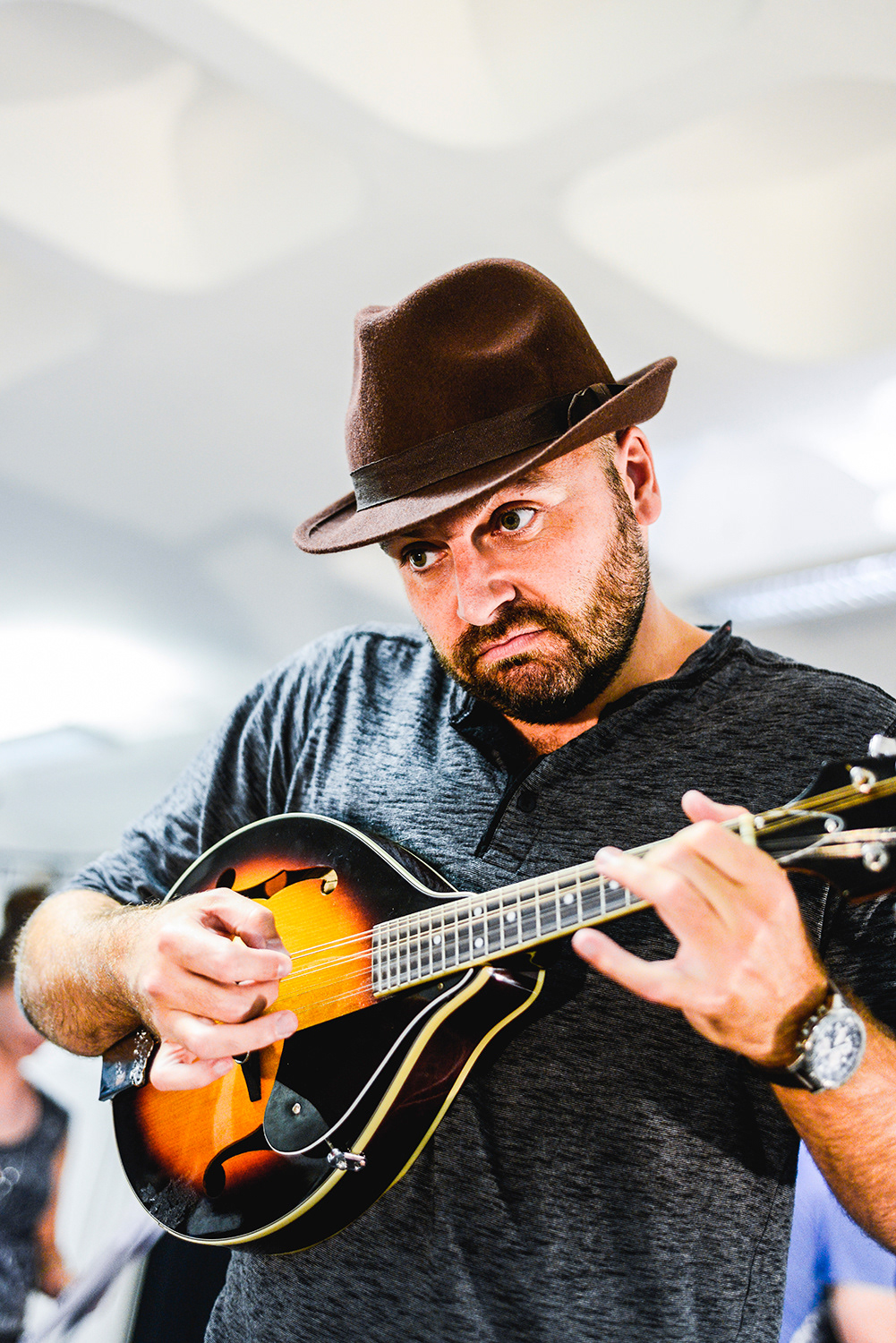 Rehearsal photography for Wonderman by Gagglebabble Theatre