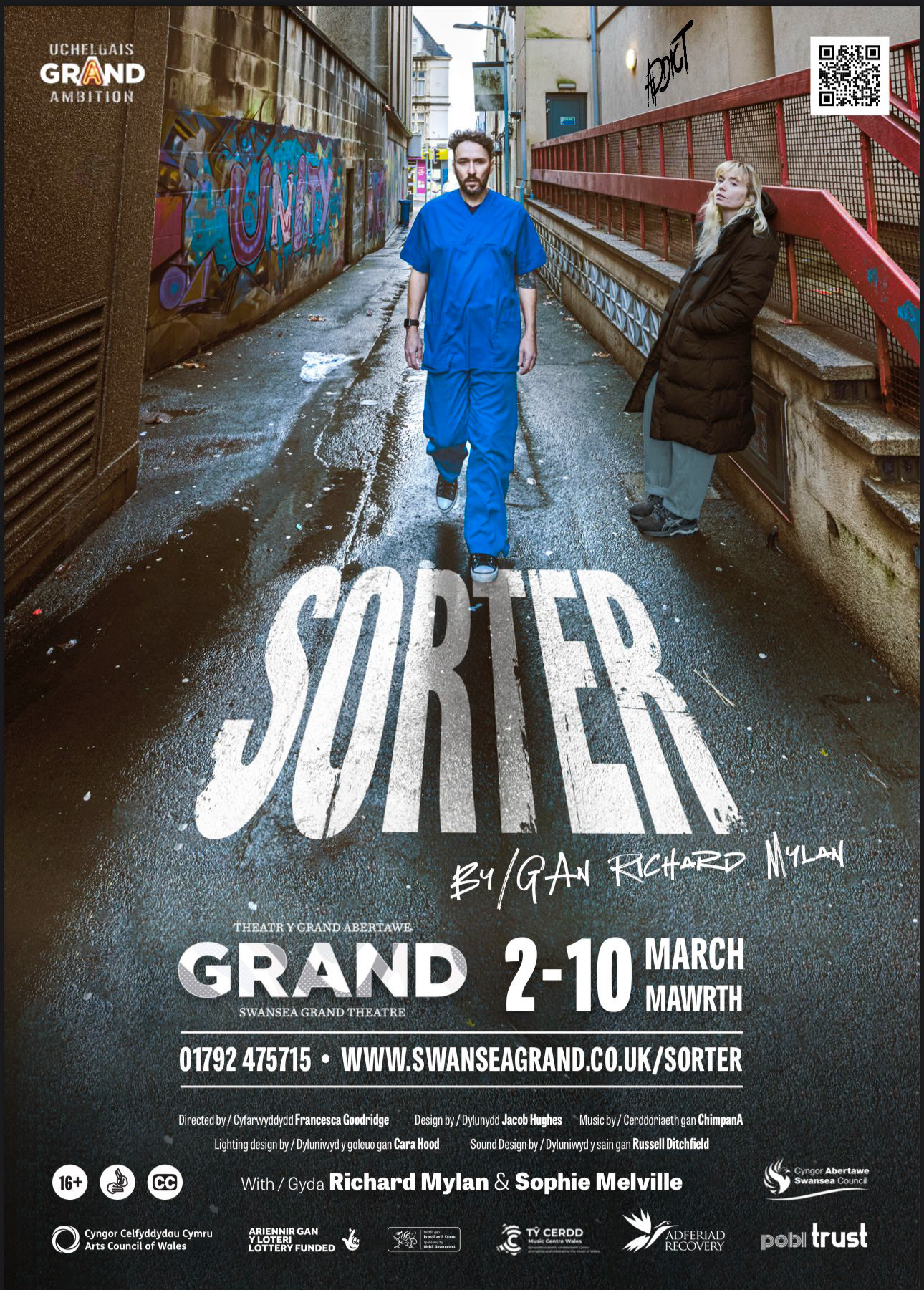 Poster Photography for 'Sorter' by Grand Ambition Theatre