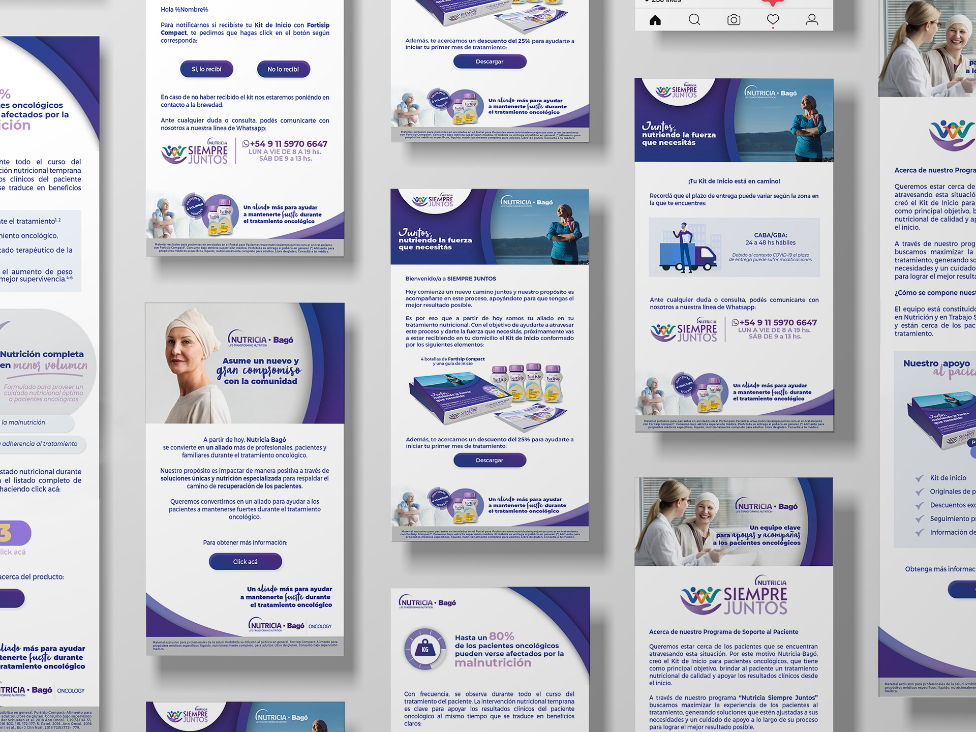 Campaña de Mailing desarrollada para Pacientes y Profesionales de la Salud