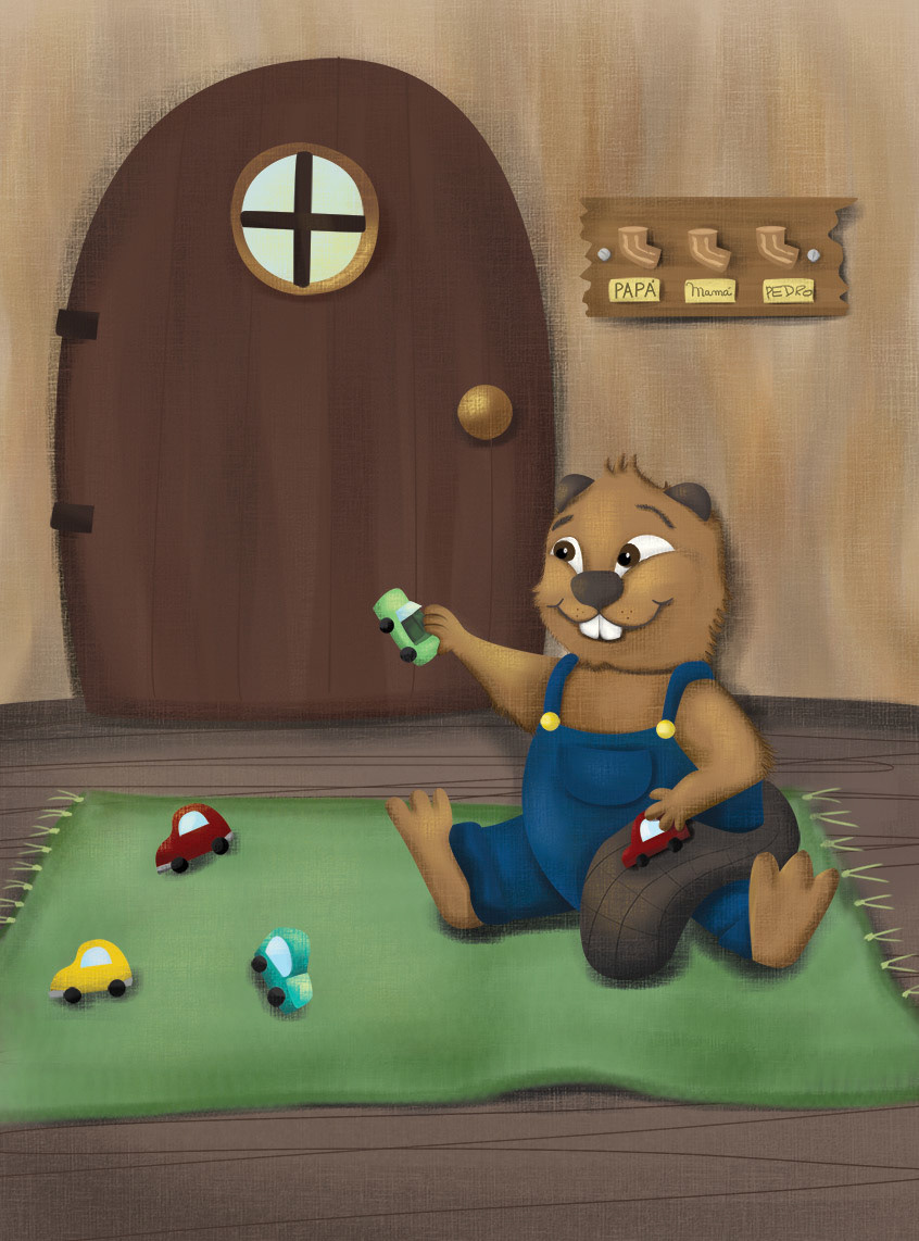 Ilustración de libro infantil.