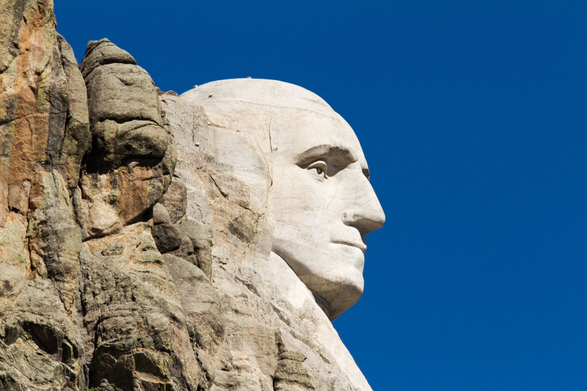 The Mount Rushmore National Memorial is a sculpture carved into the granite face of Mount Rushmore near Keystone, South Dakota, in the United States.