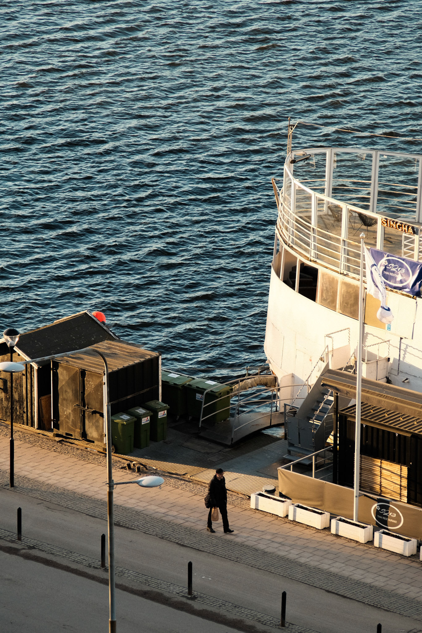 Tranquility docks here, with no rush.
