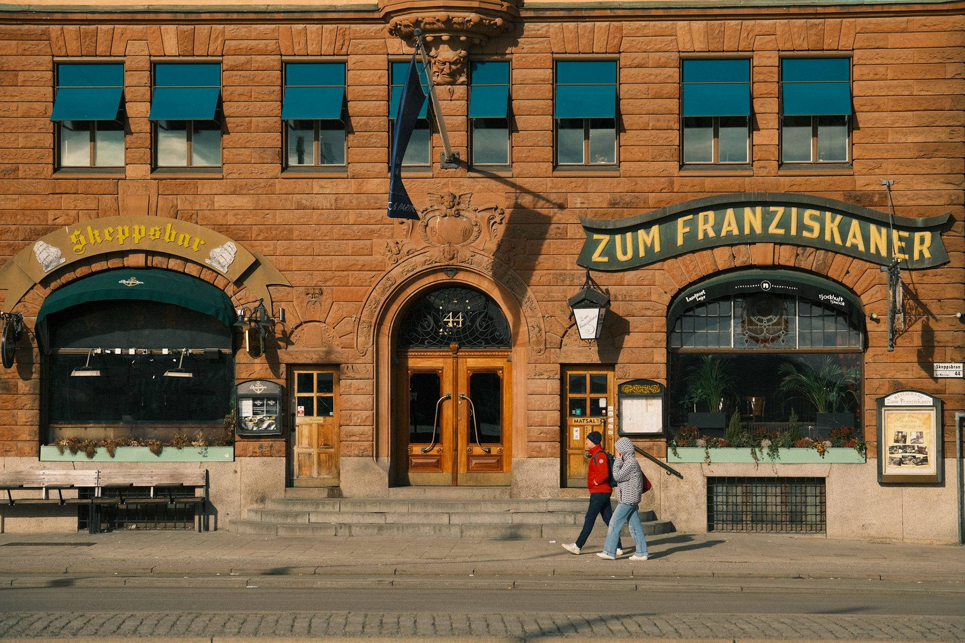 An old tavern, still watching the street.