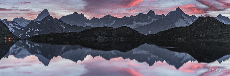 Reflets Rosés - (Lacs de Fenêtre)  Suisse