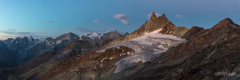 Heure Bleue aux Aiguilles Rouges d'Arolla - Suisse