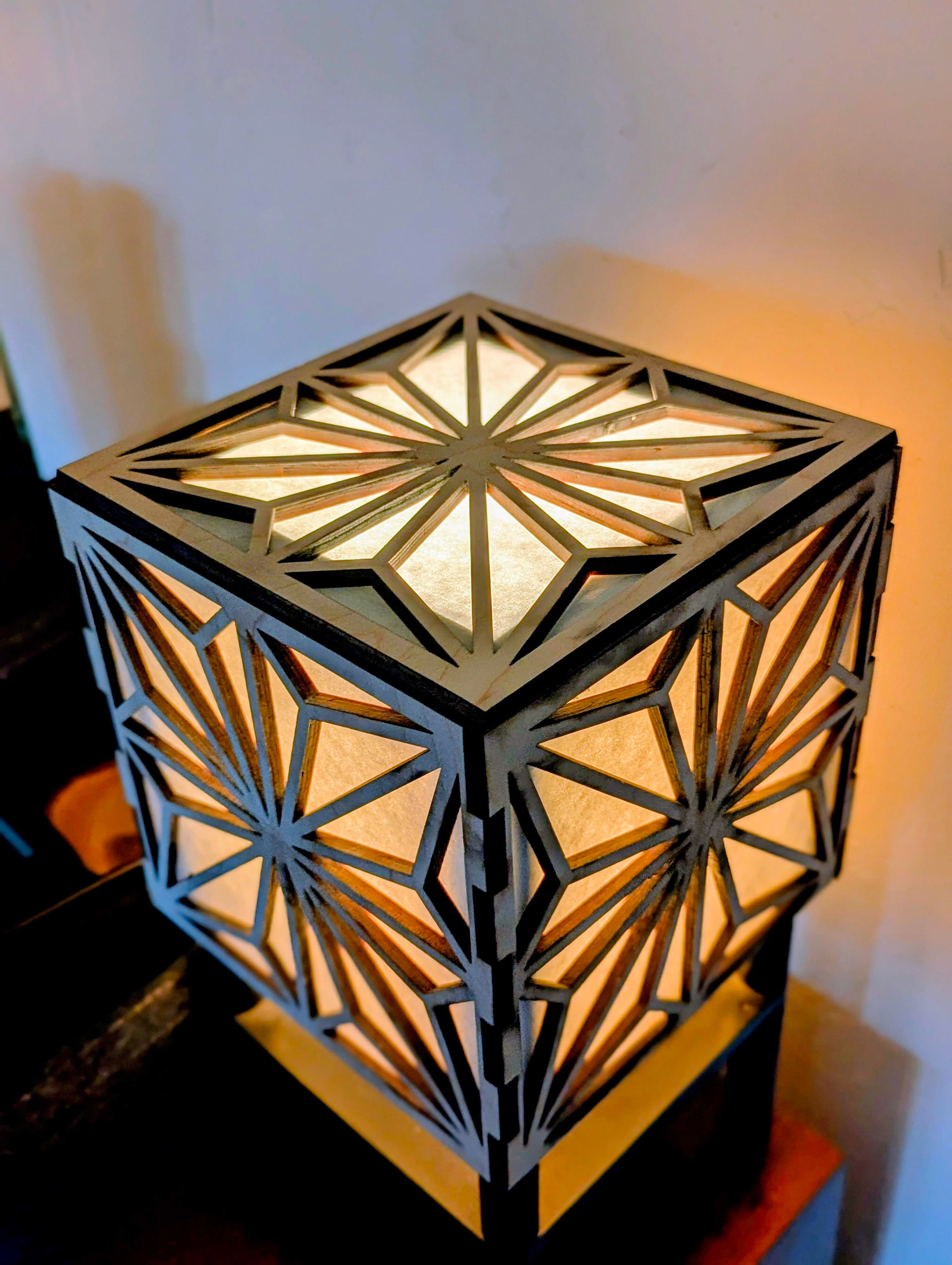 Simulation (I just stuck one on top of another lamp)