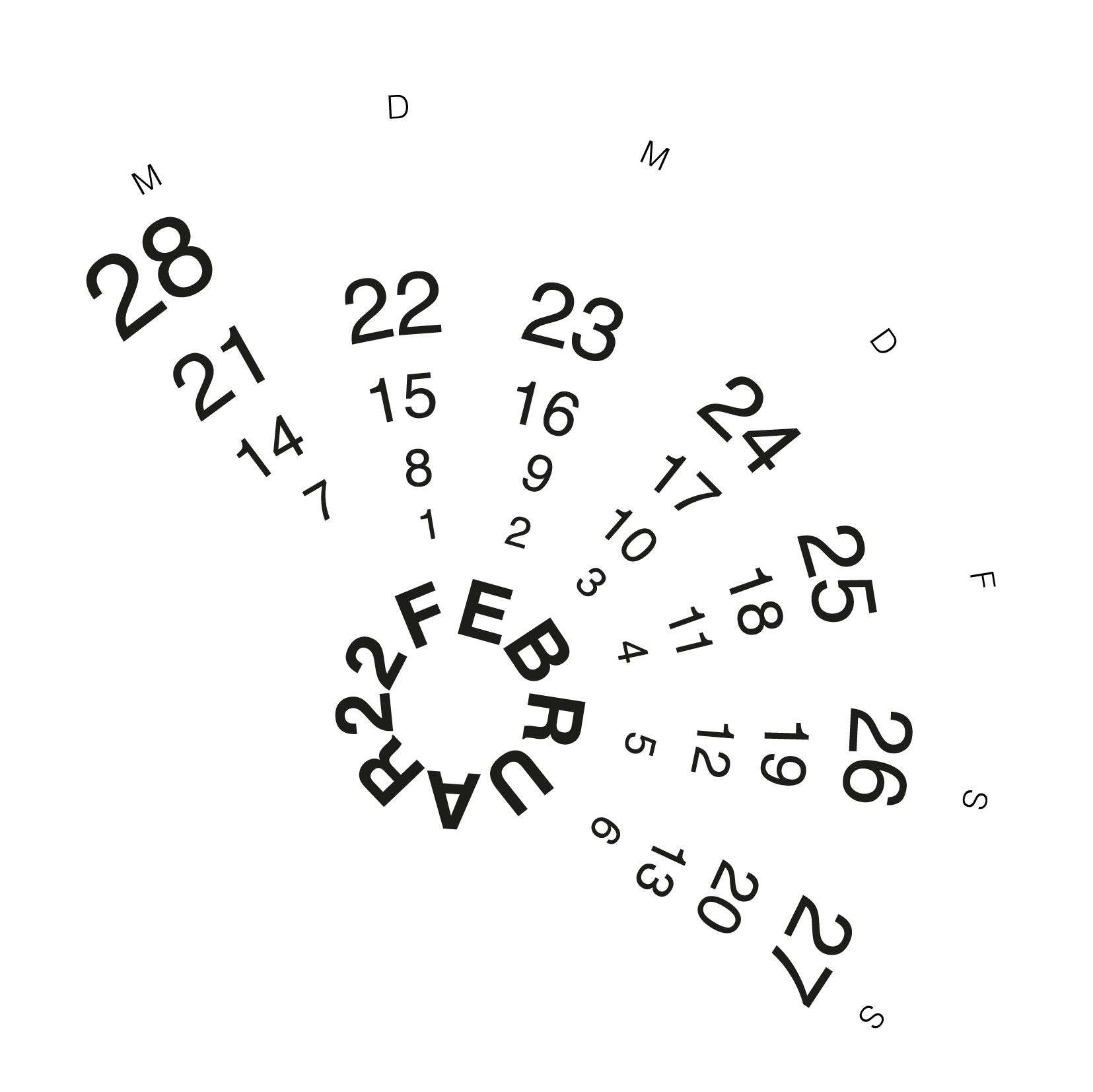 Kalender Februar