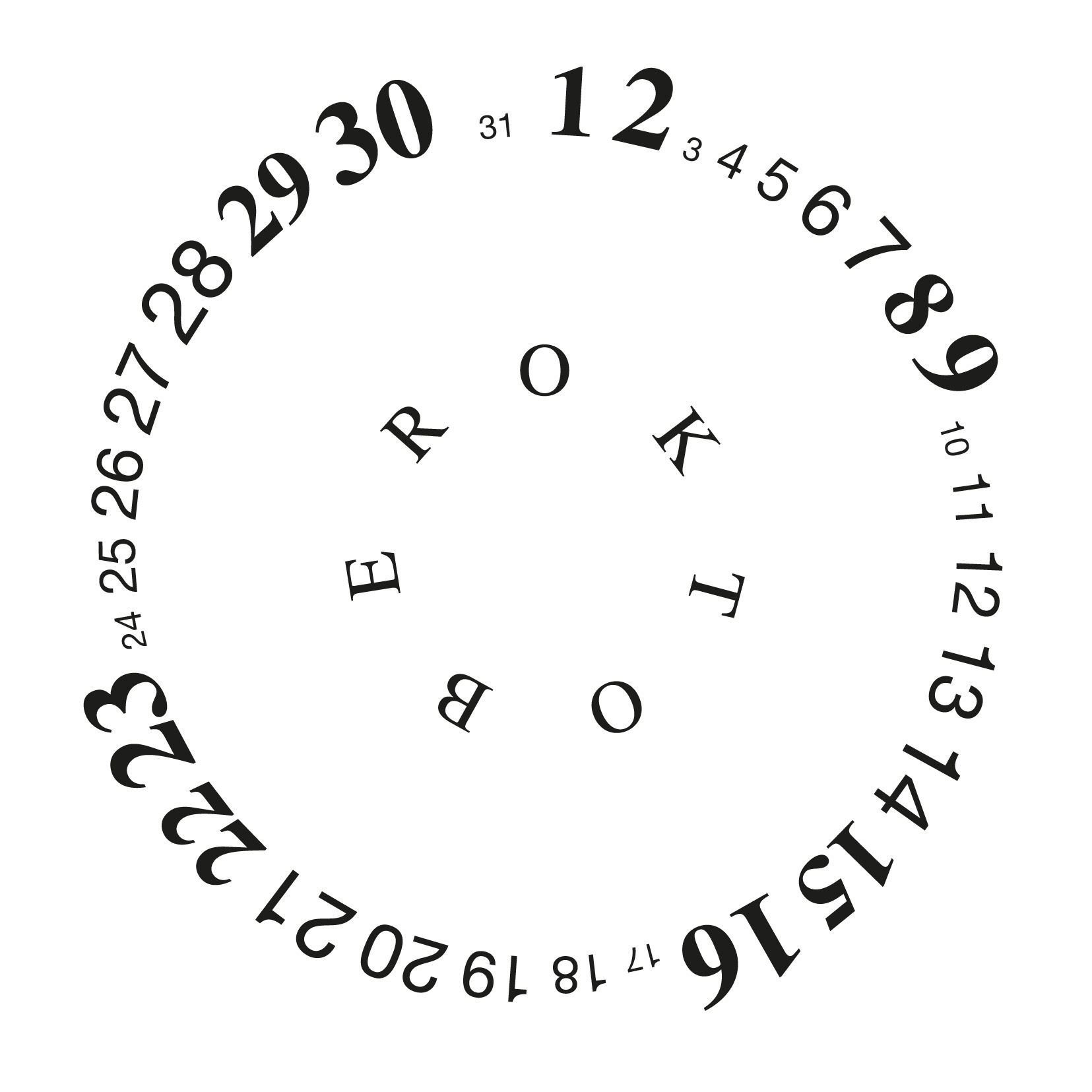 Kalender Oktober
