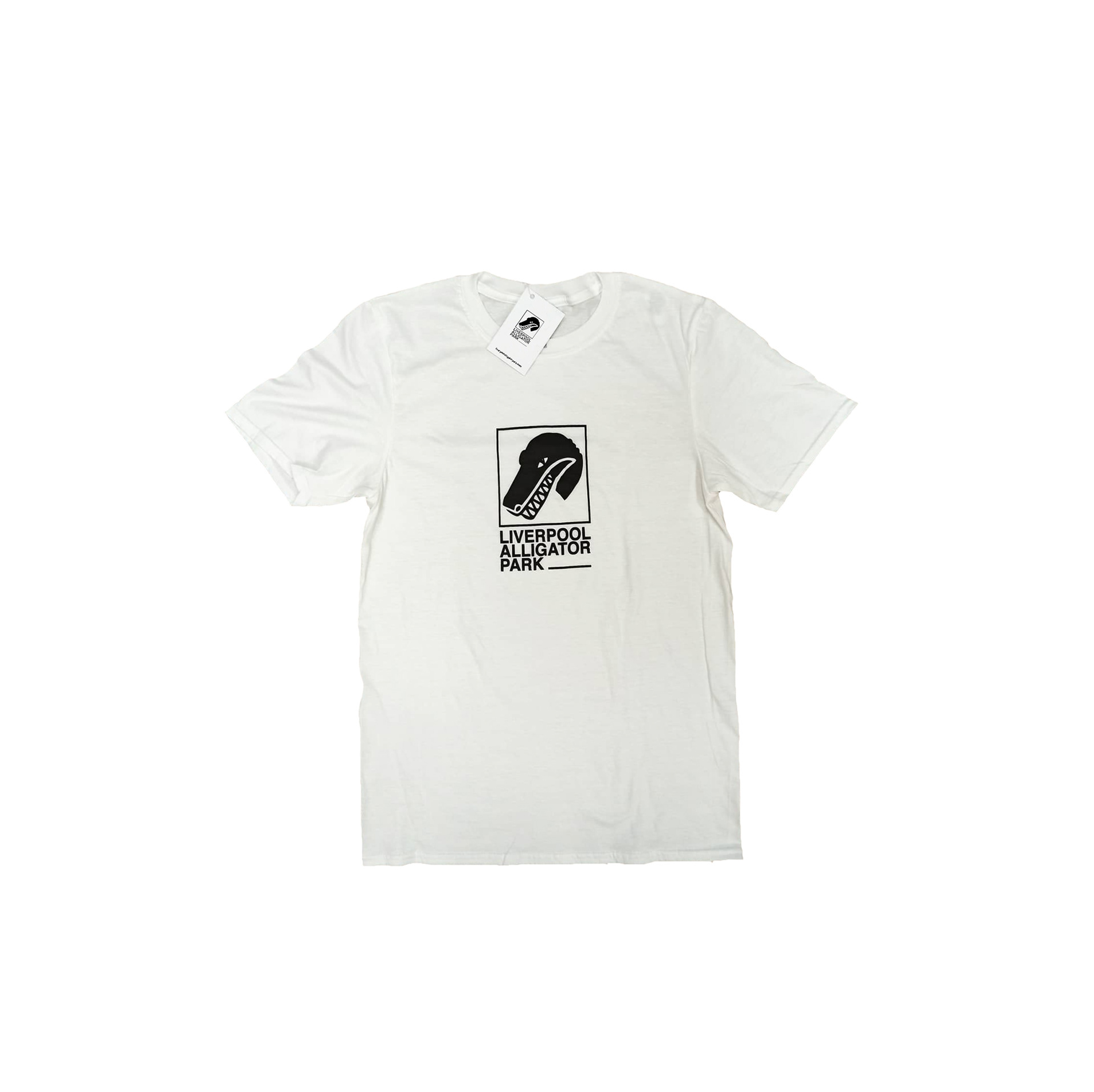 WHITE ALLIGATOR TEE