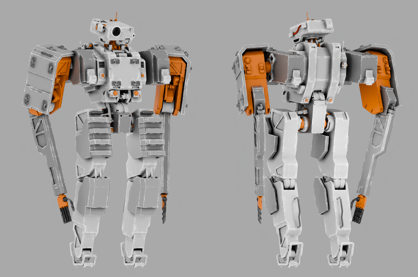 For my ongoing game, I needed to design a versatile and modular robotic unit.