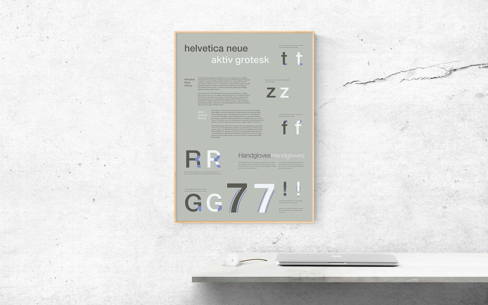 Helvetica Neue vs Aktiv Grotesk