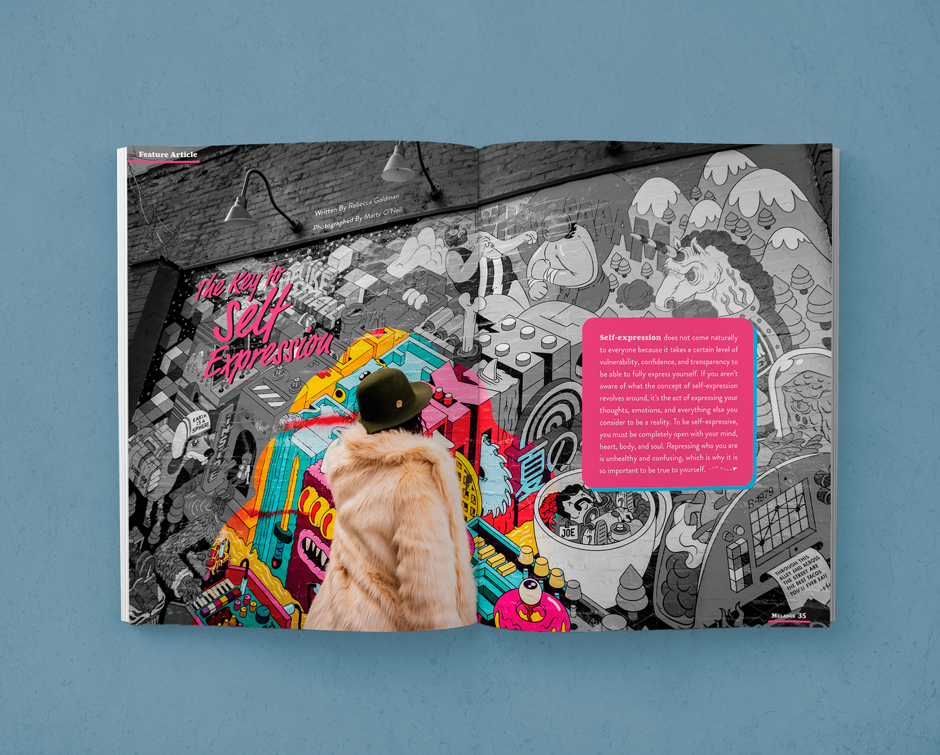 Magazine Feature Spread