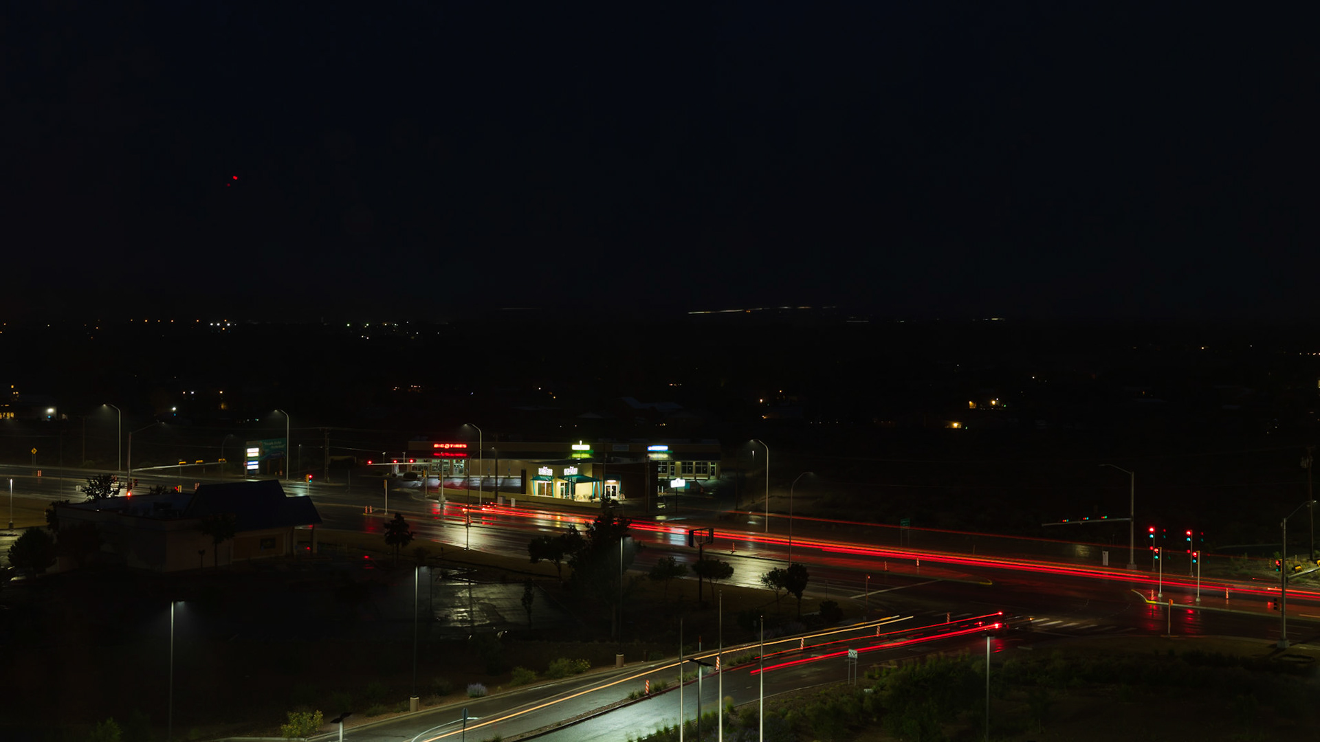 Waited a long time for lightening but never got a good one!