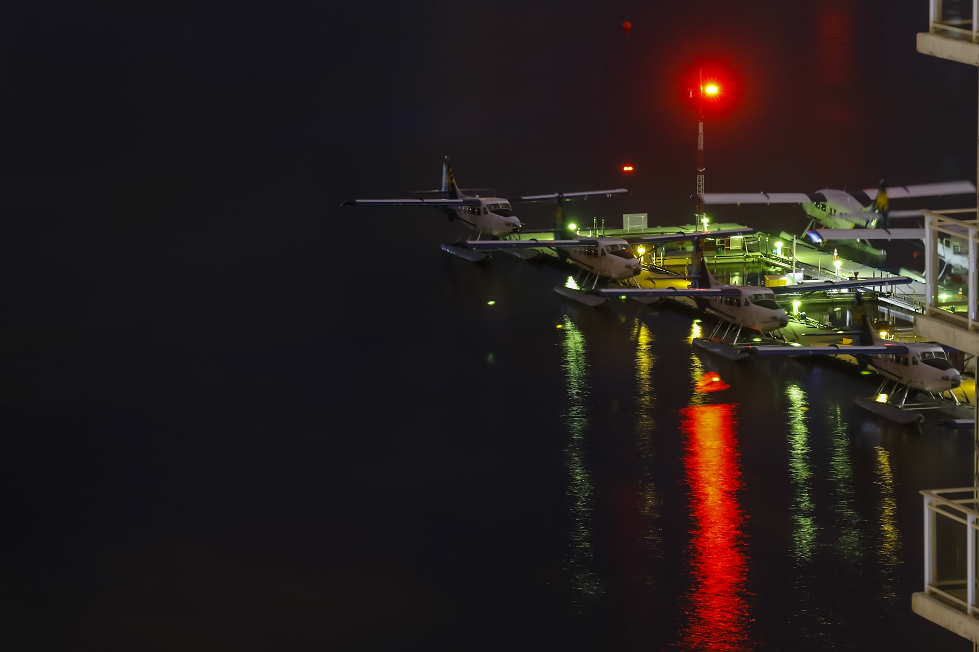 Sea plane tours are big business here.