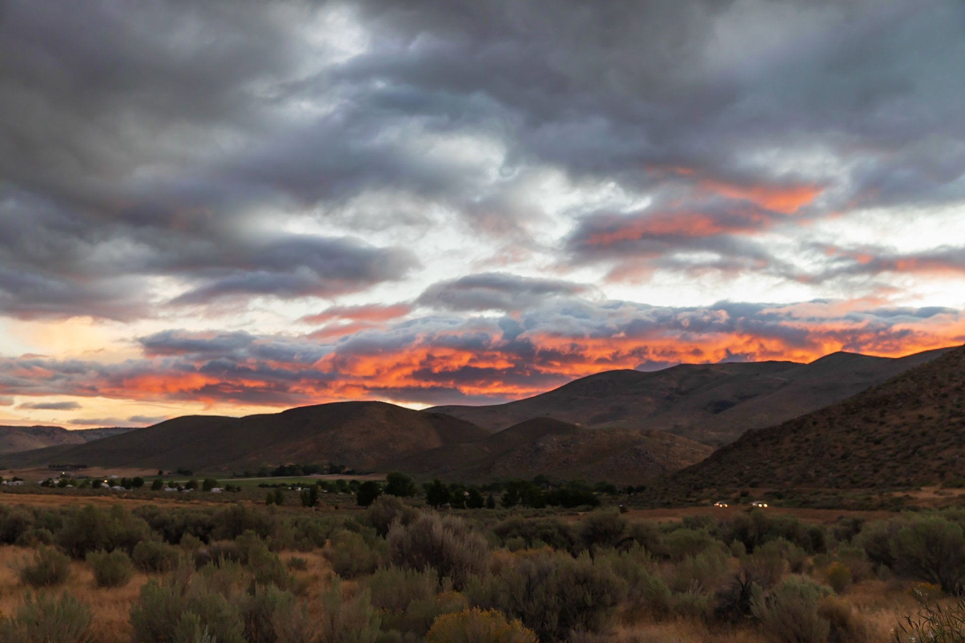 Sunrise Washoe Lake St Park NV.