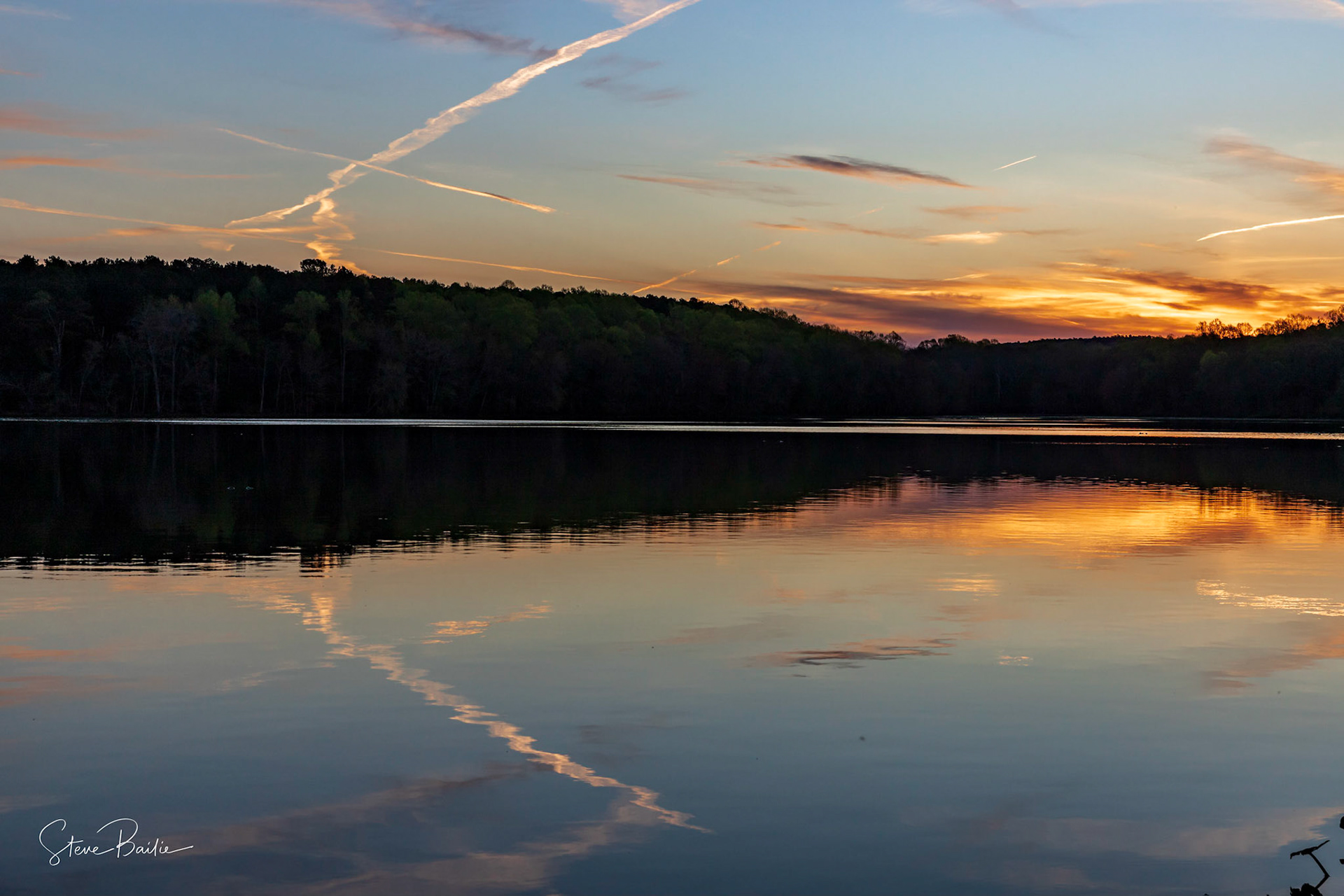 Glendale Lake Sunrise, IL.