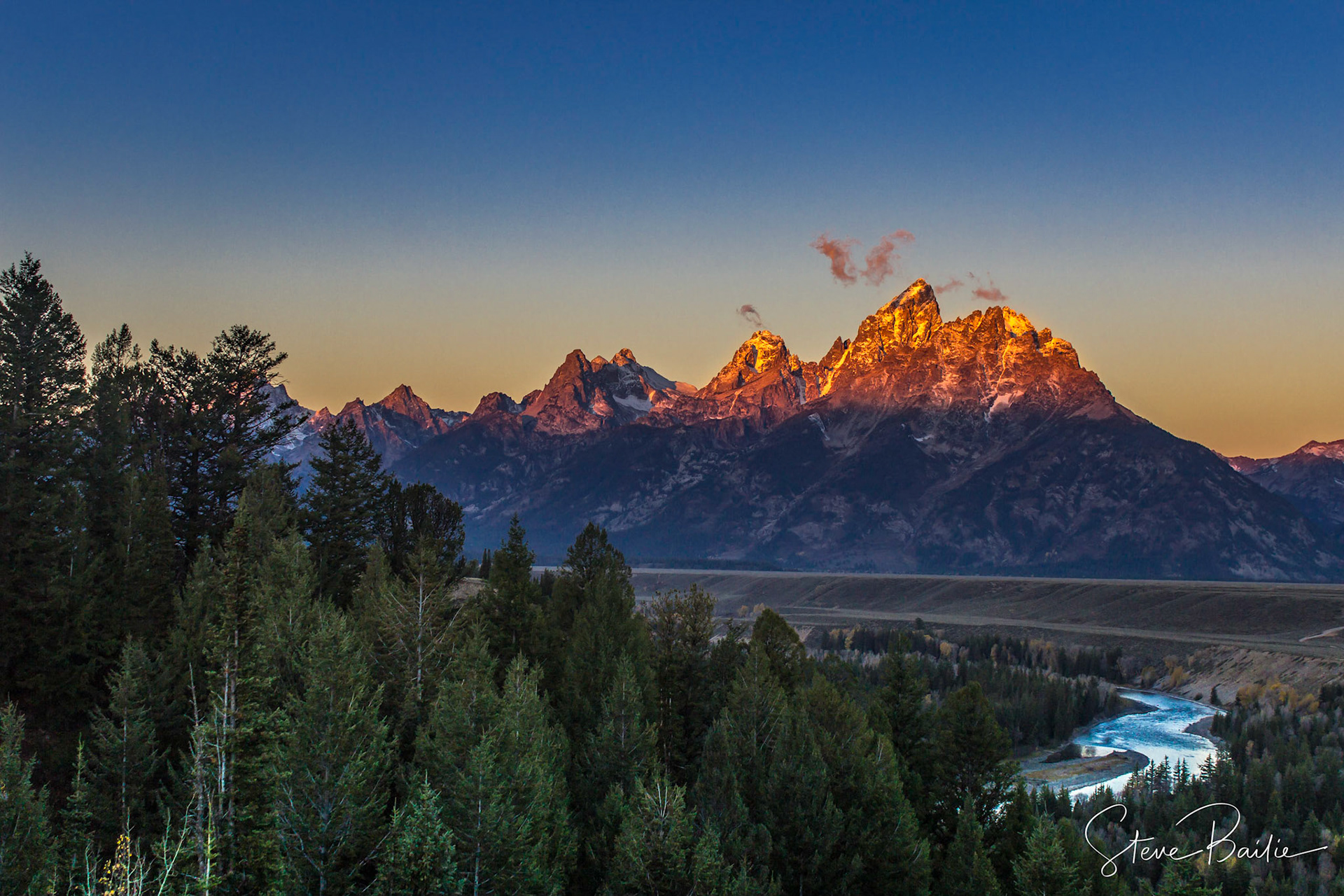 Snake River Overlook Sunrise