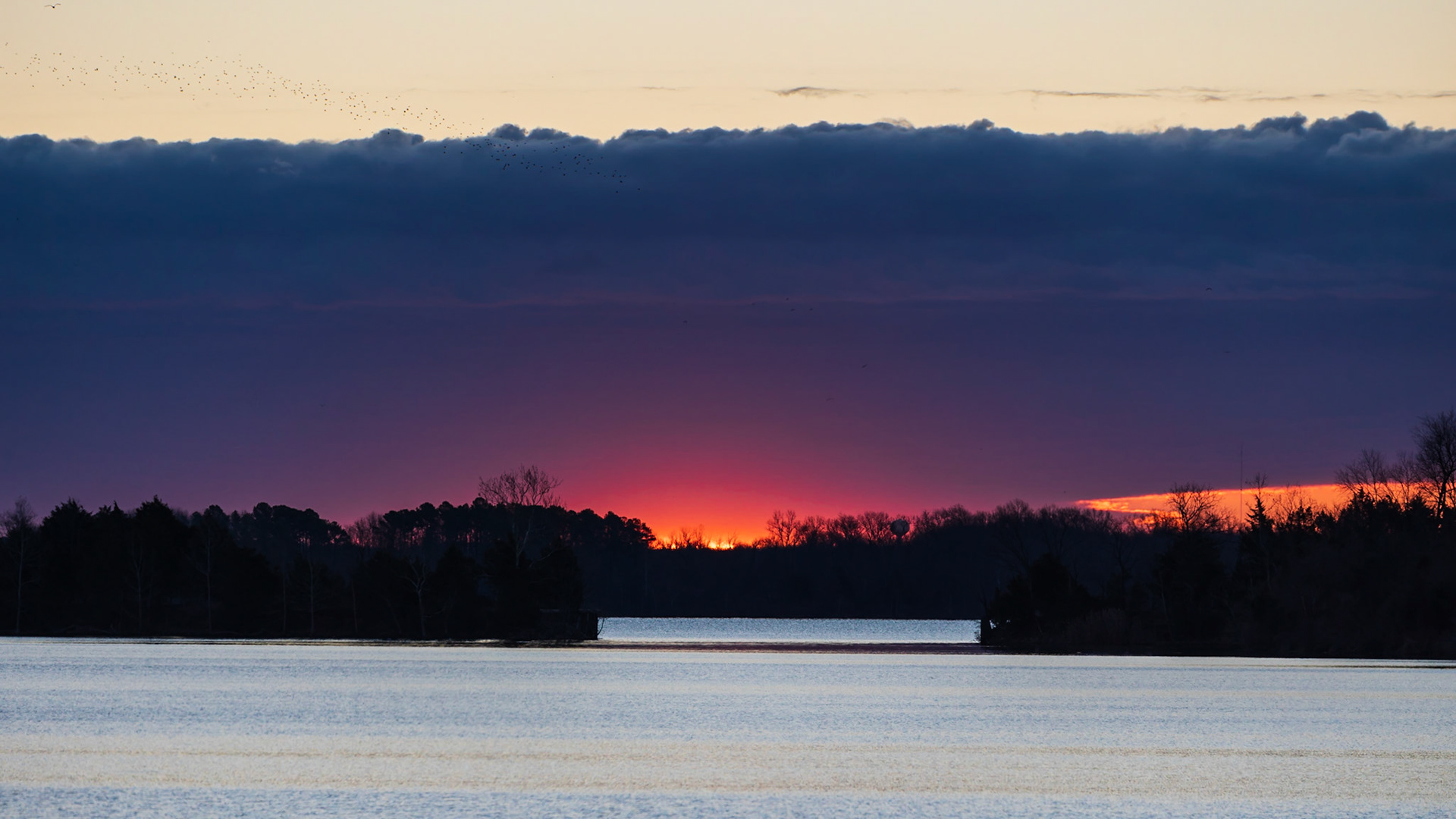 Just a sliver of sunlight.