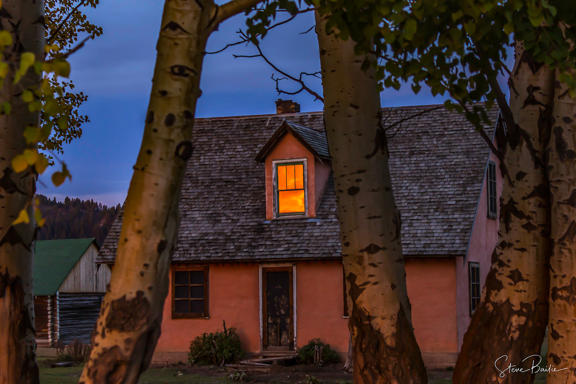 sunrise Window Reflection
