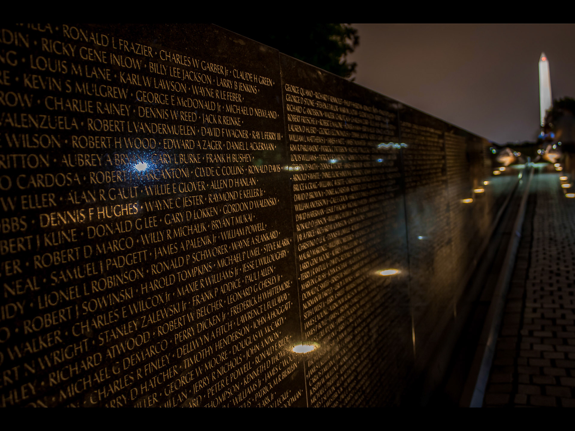 Vietnam Wall Memorial Dennis Hughes