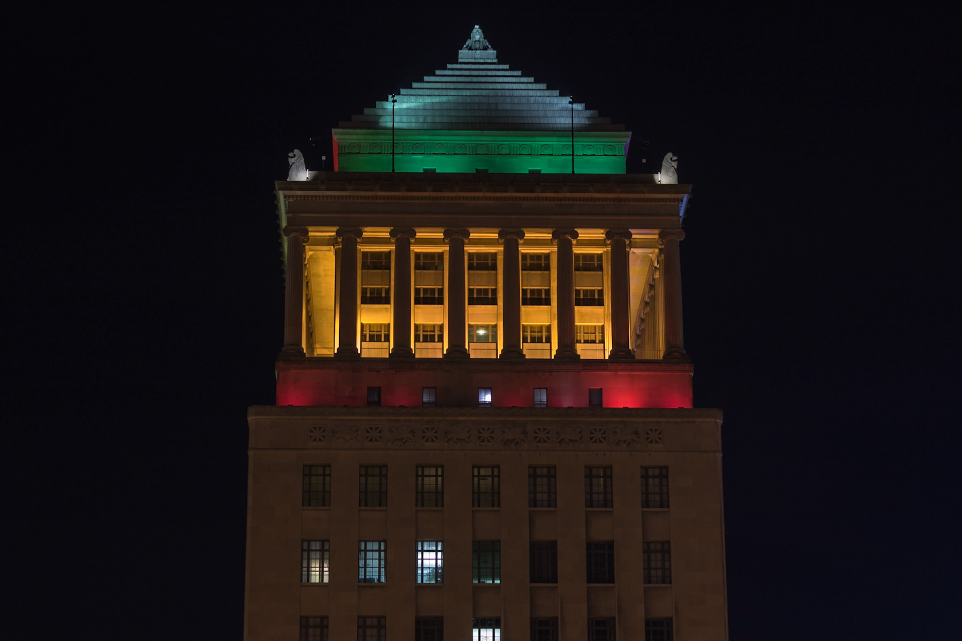 Christmas in downtown STL