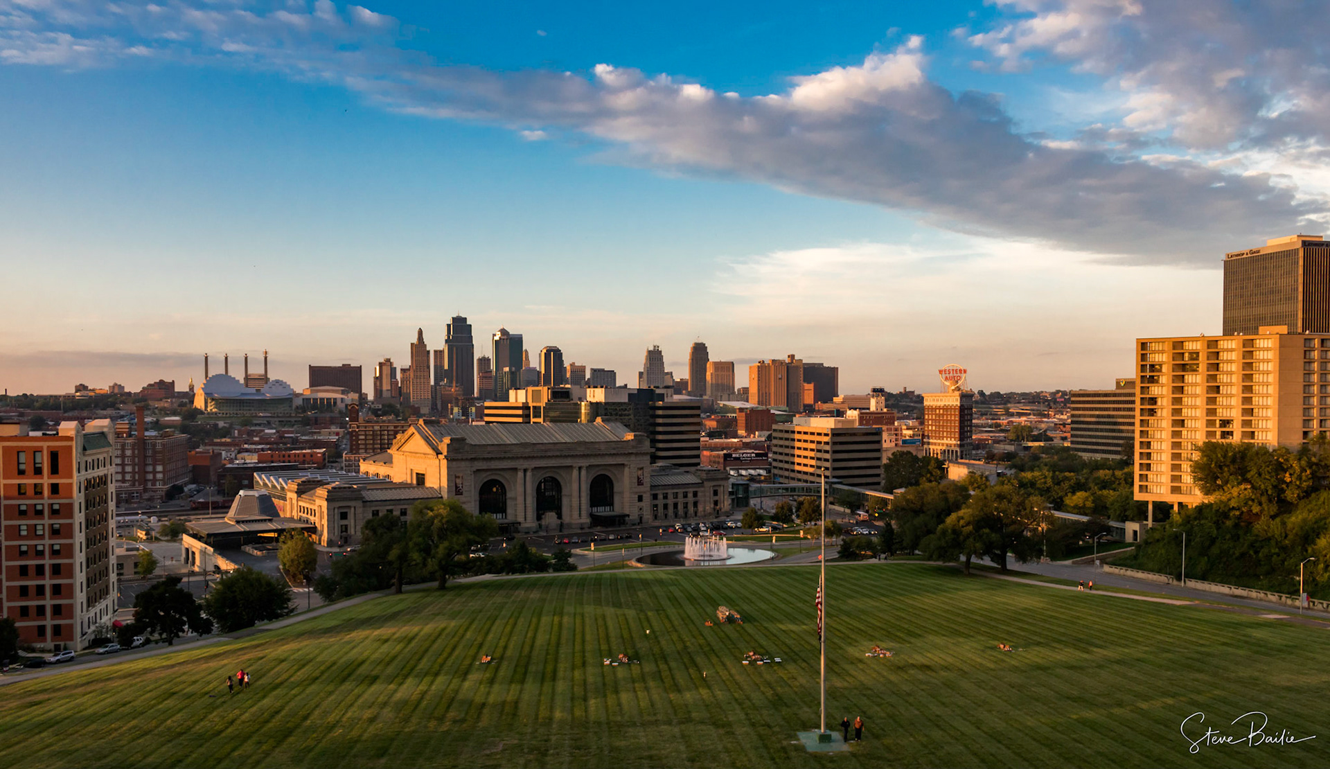 Kansas City, MO with old Union Station 
