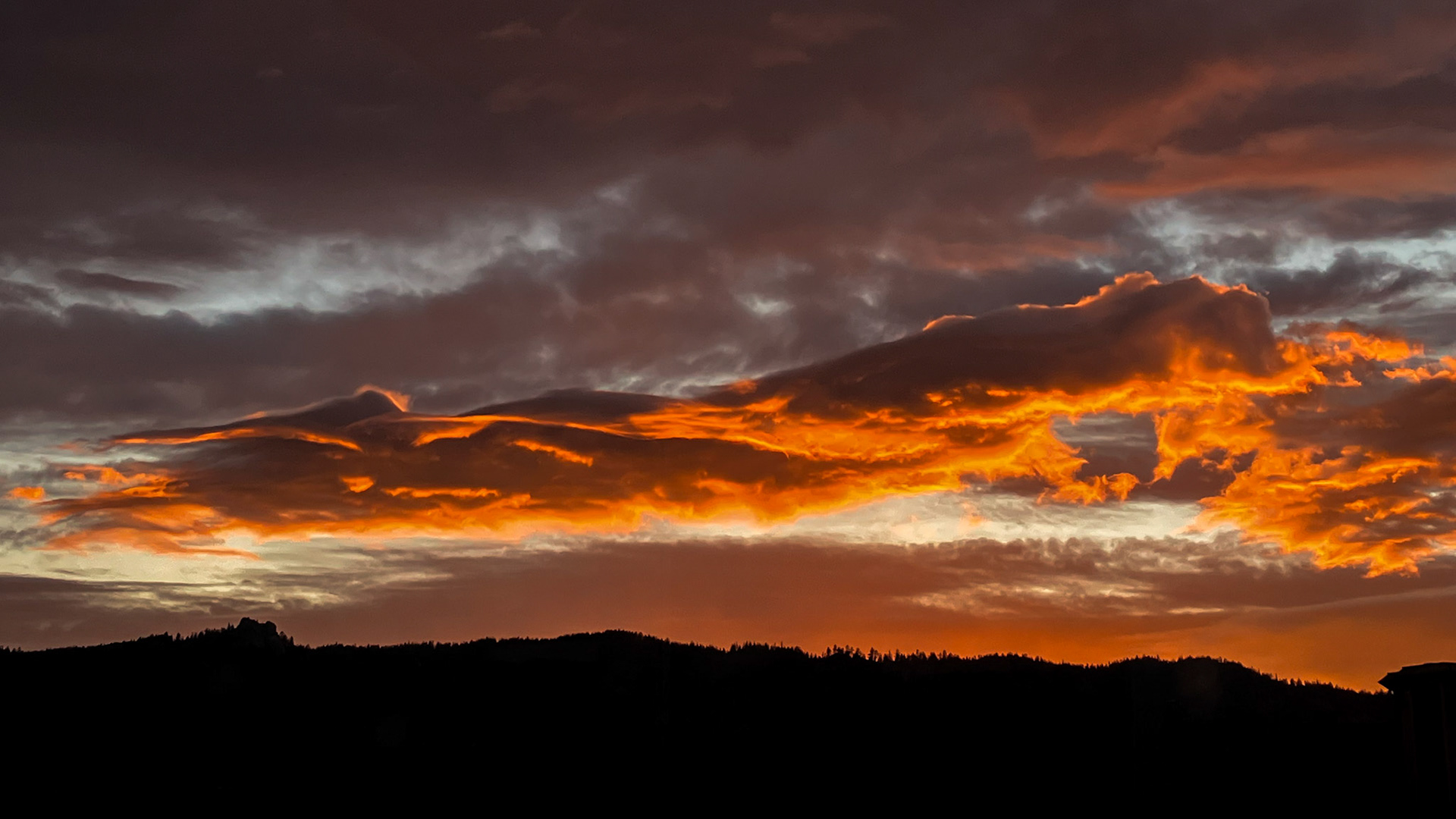 Sunrise from Hotel Room Phone