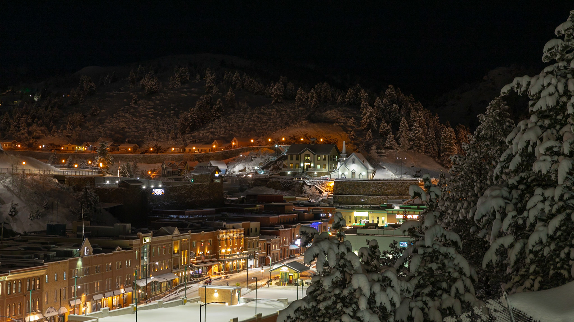 Blackhawk, CO. from a parking garage.