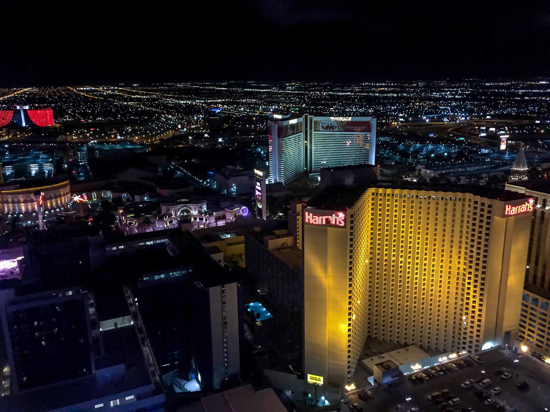 Las Vegas from the Wheel..