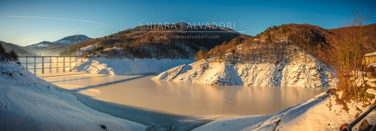 Osiglia Lake iced