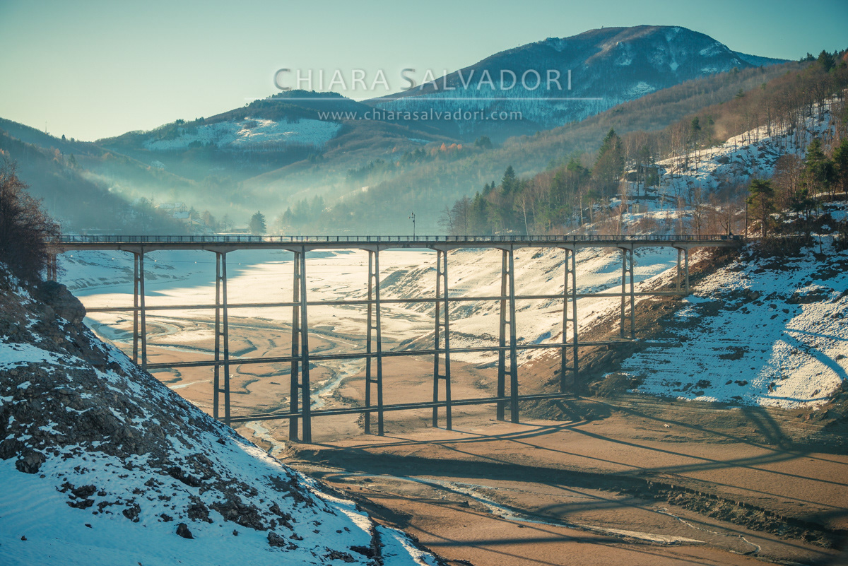 Osiglia Lake (emptying the dam)