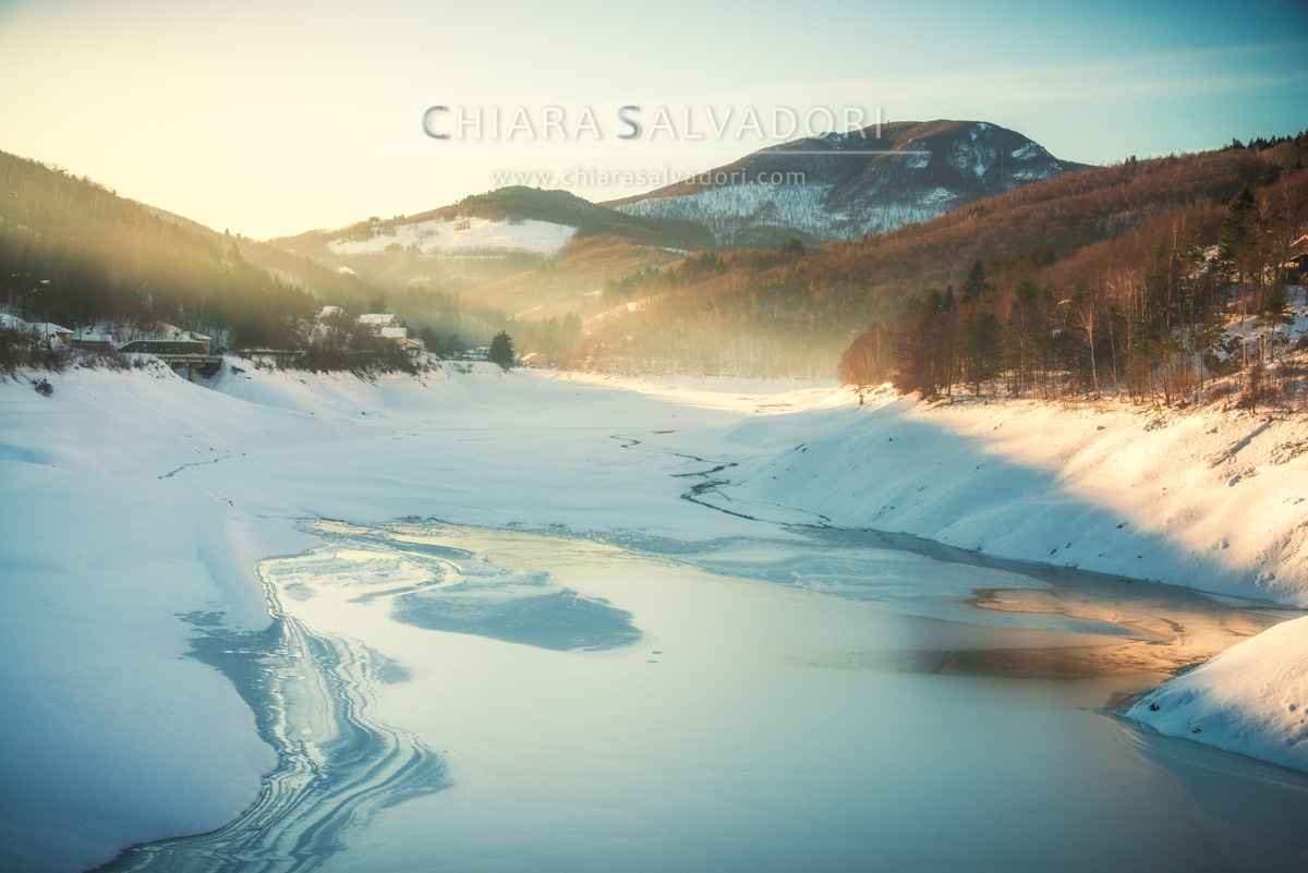 Osiglia Lake iced
