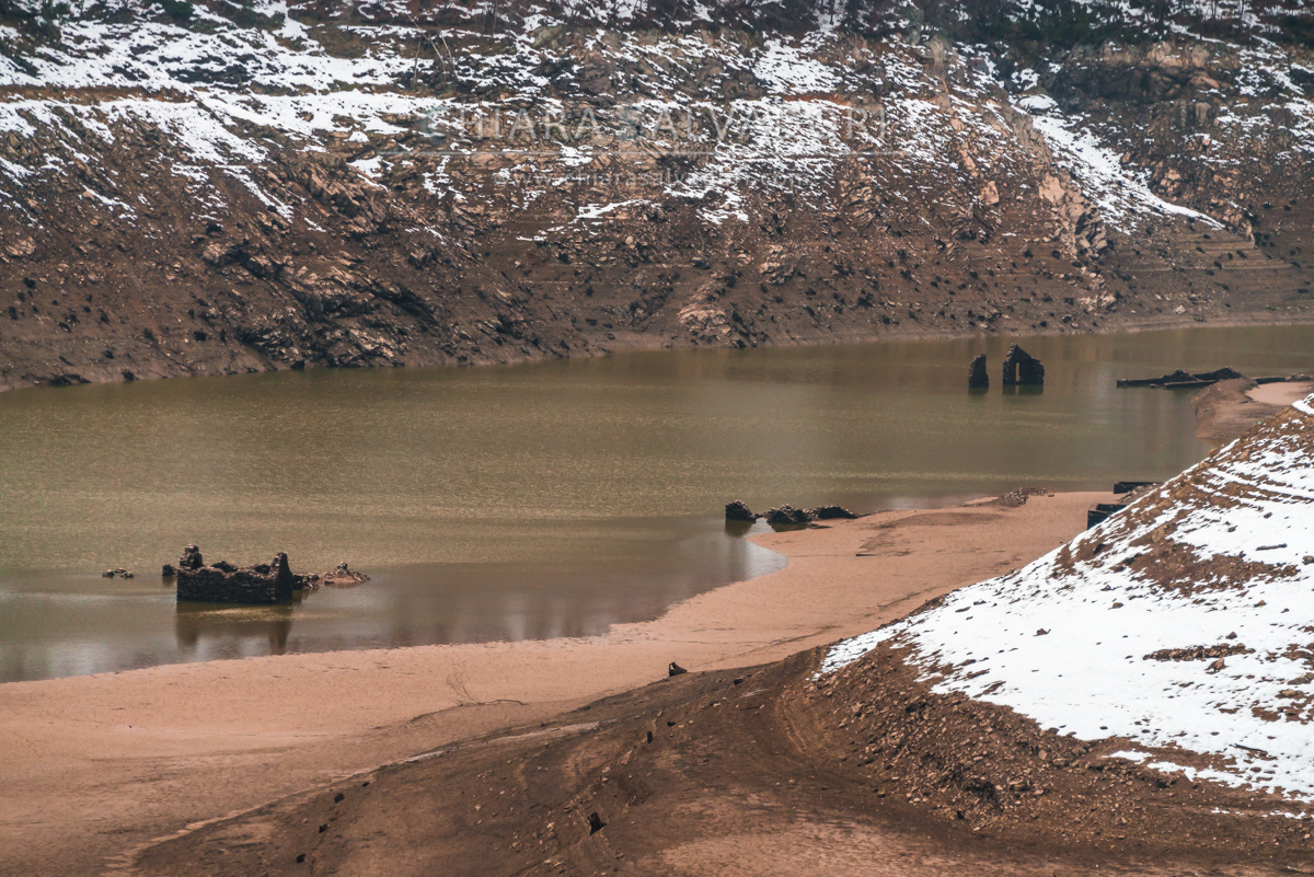Osiglia Lake (emptying the dam)