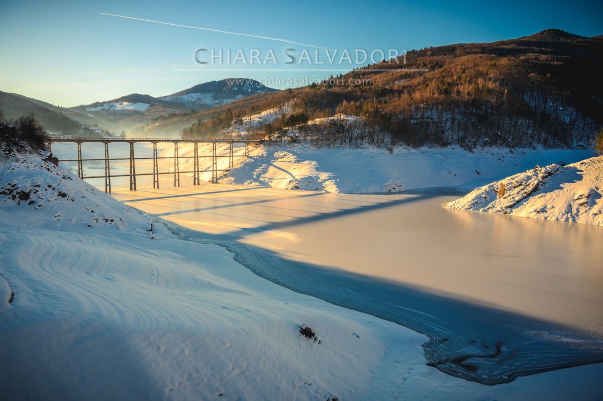 Osiglia Lake iced
