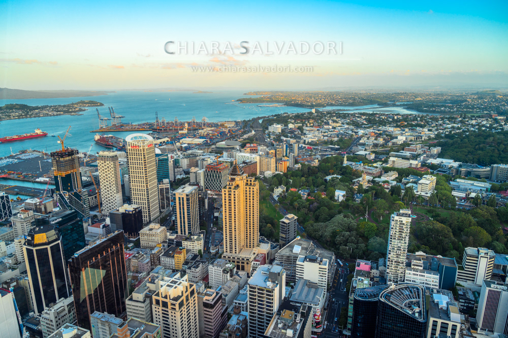 Auckland Skyline from the Sky Tower