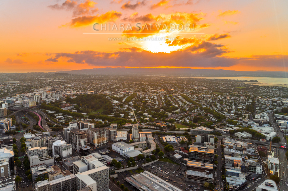 Auckland Skyline from the Sky Tower