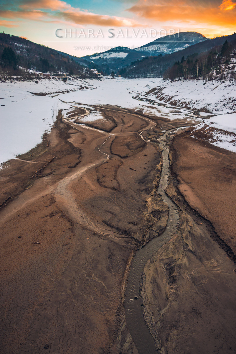 Osiglia Lake (emptying the dam)