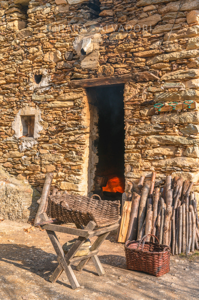 Chestnuts drying