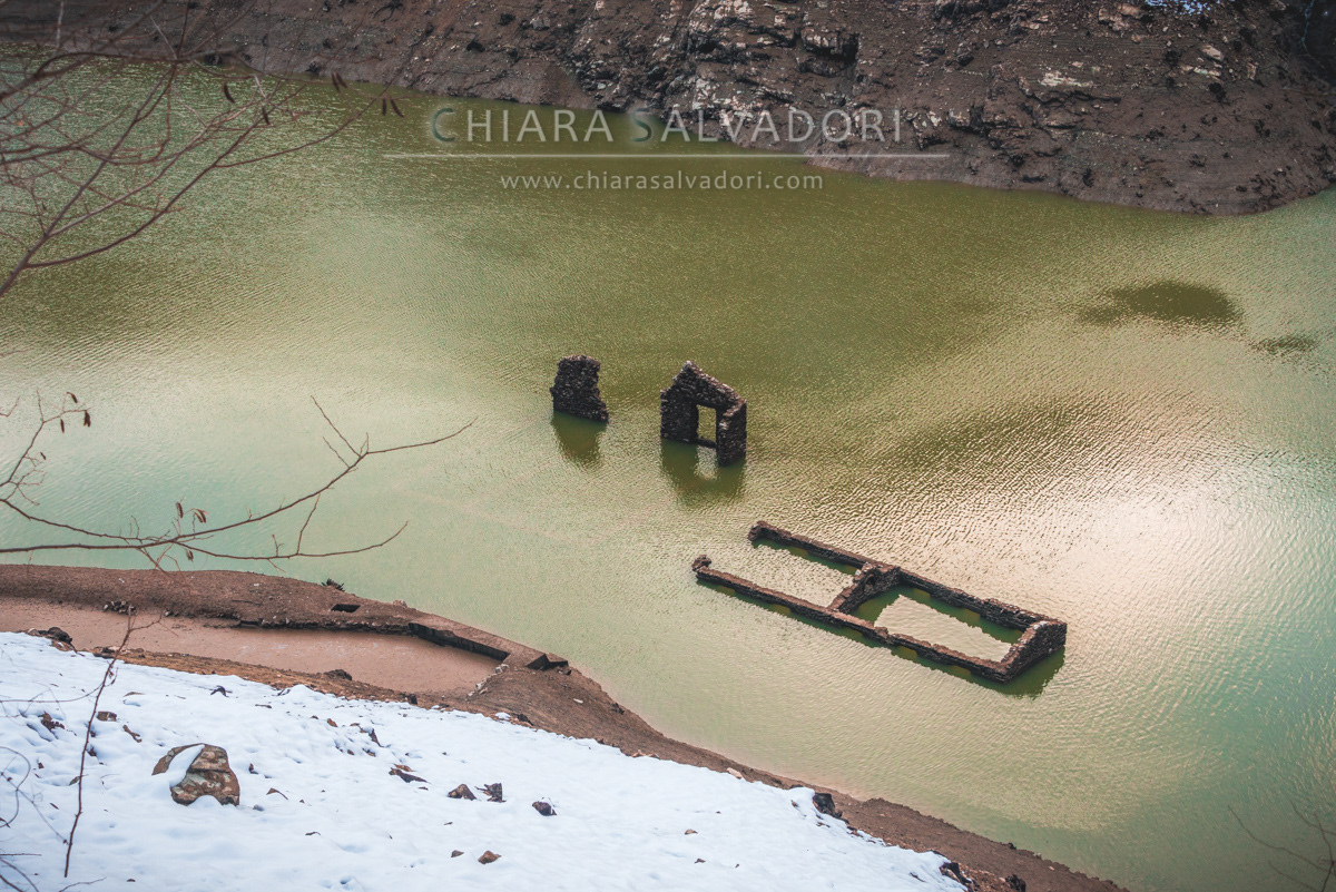 Osiglia Lake (emptying the dam)
