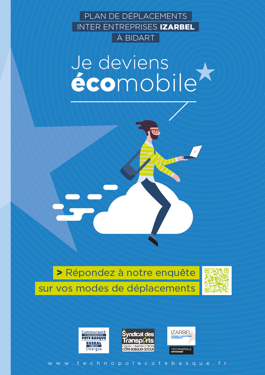 Affiche "Écomobile" - PDIE - Izarbel