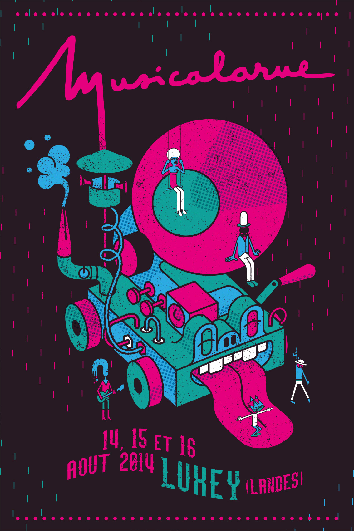 Affiche Musique à la rue