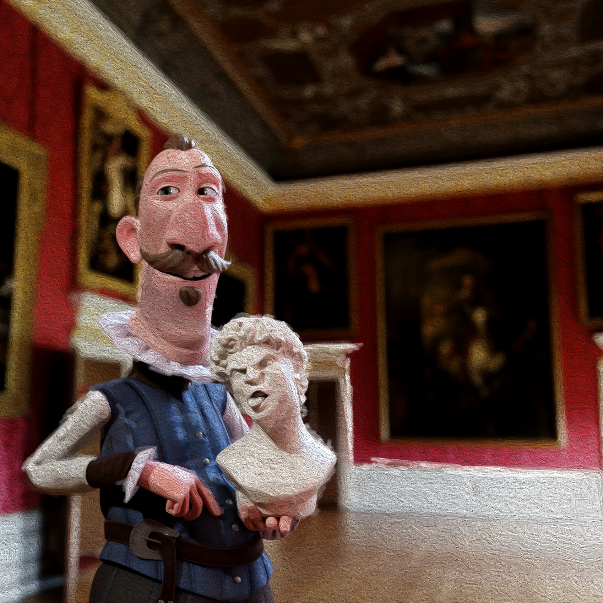 After all the artist got famous with that statue