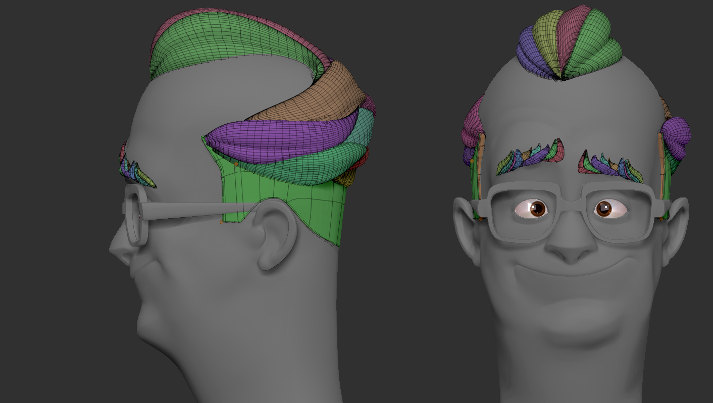 Poly base Hair