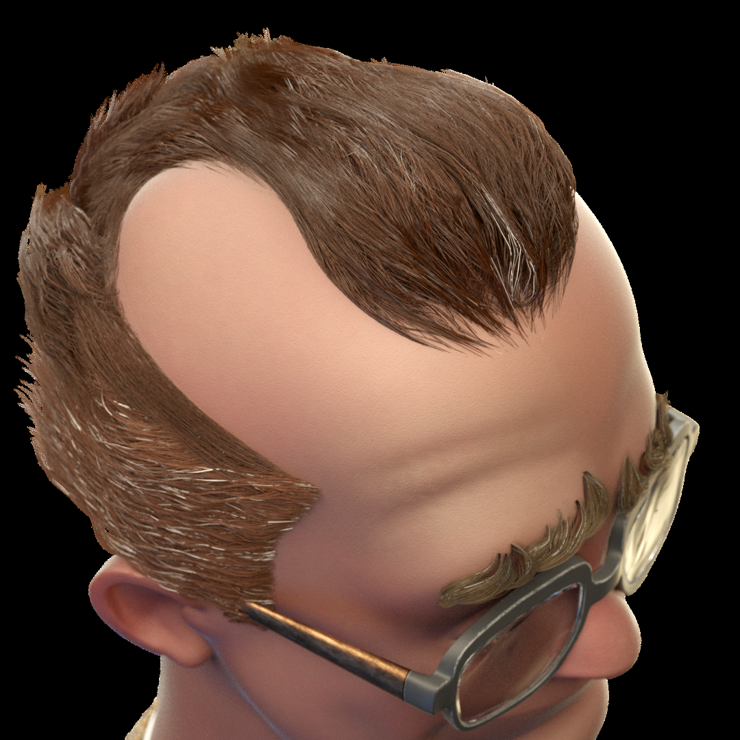 Hair done in Houdini