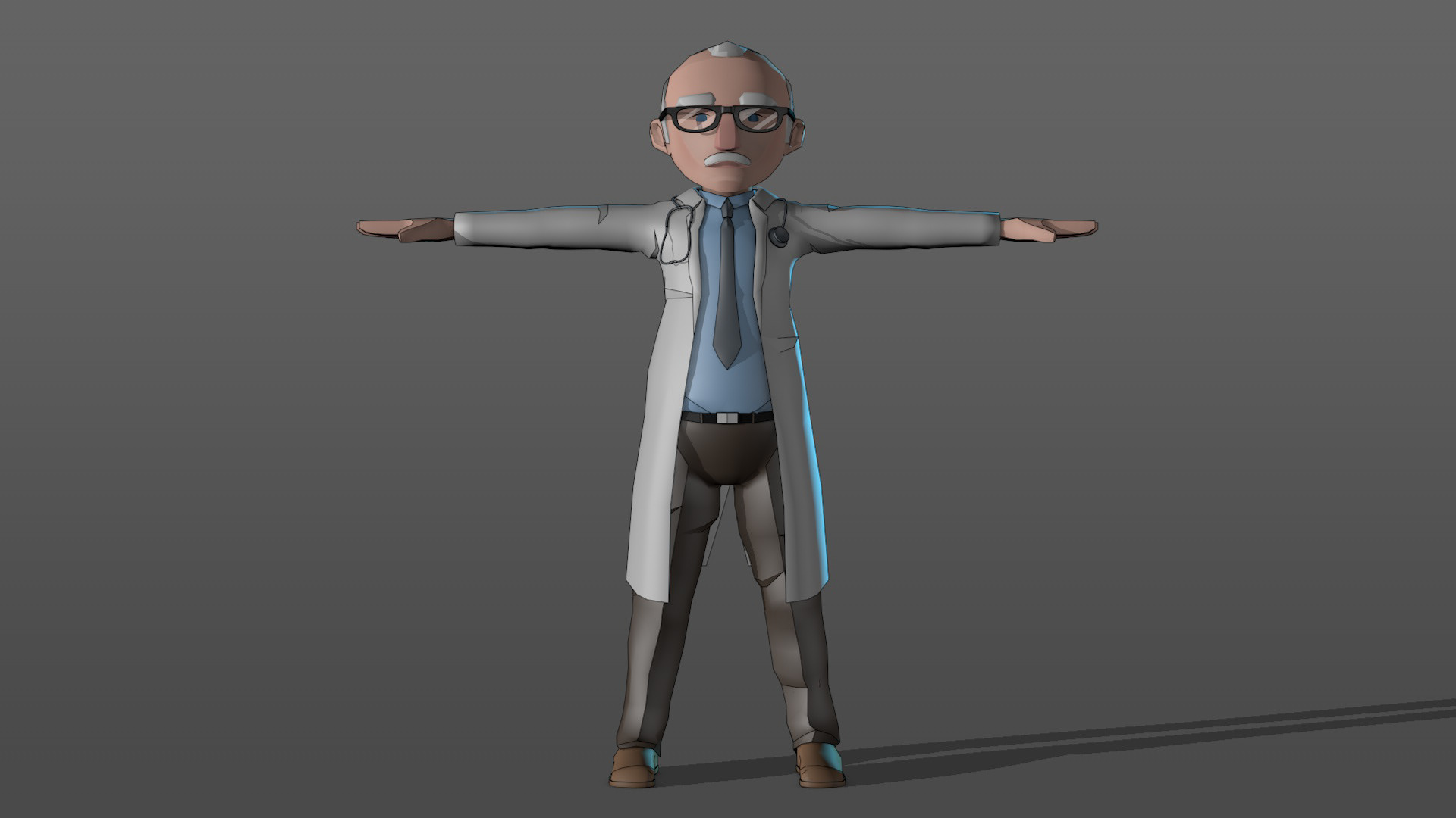 Rendered T-Pose Example