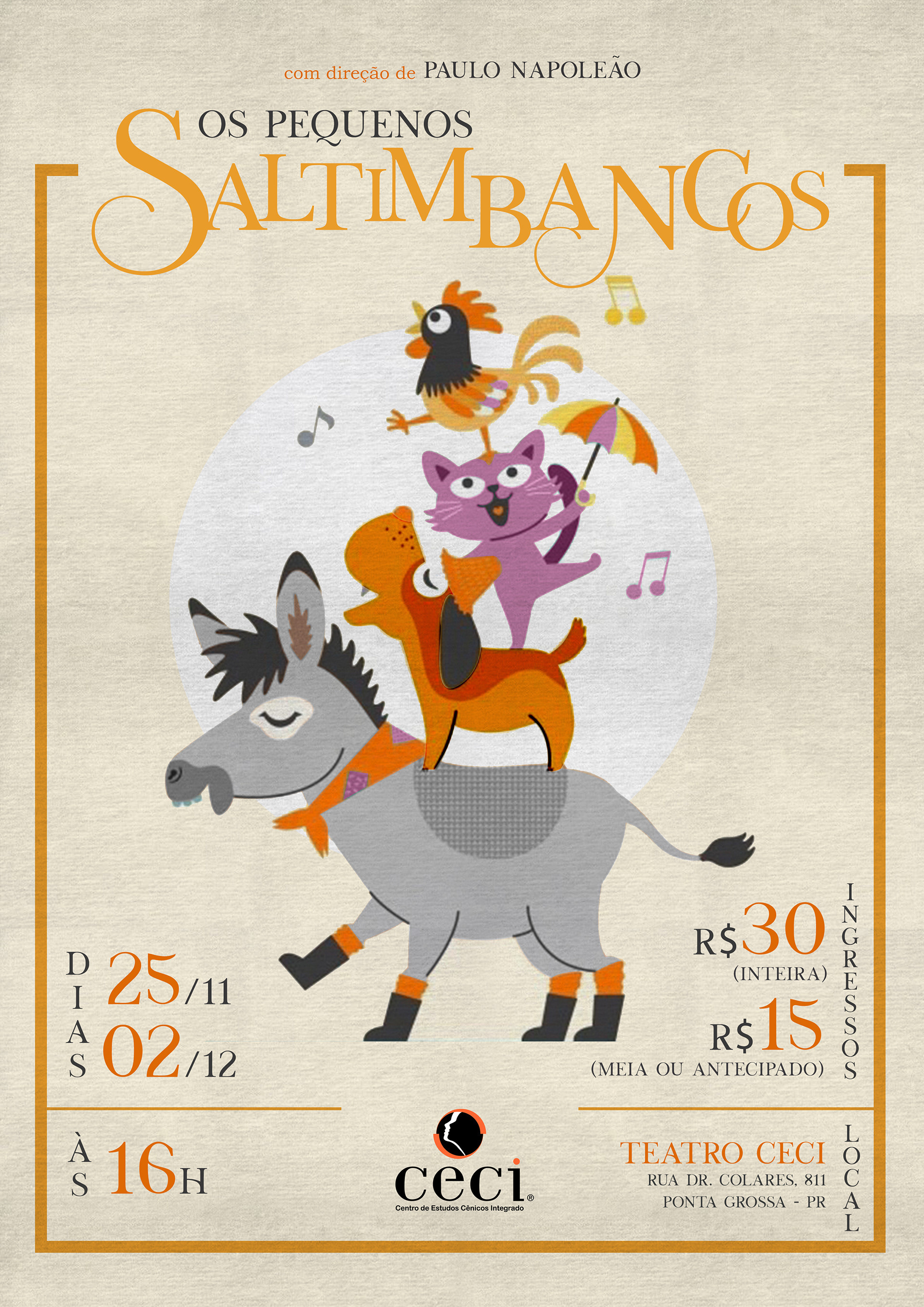 Os Pequenos Saltimbancos - Infantil